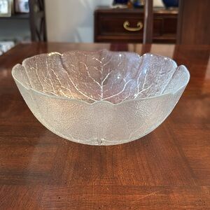 9” Aspen Leaf Salad Vegetable Side Serving Bowl